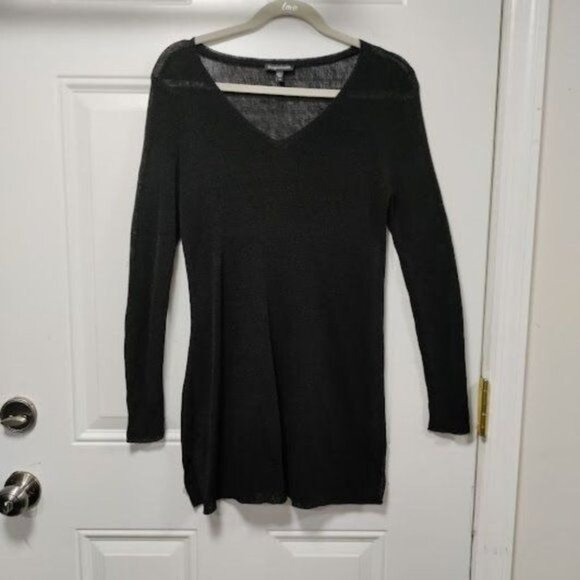 Eileen Fisher Linen Rayon Long line Linen V Neck Top S - Picture 6 of 11